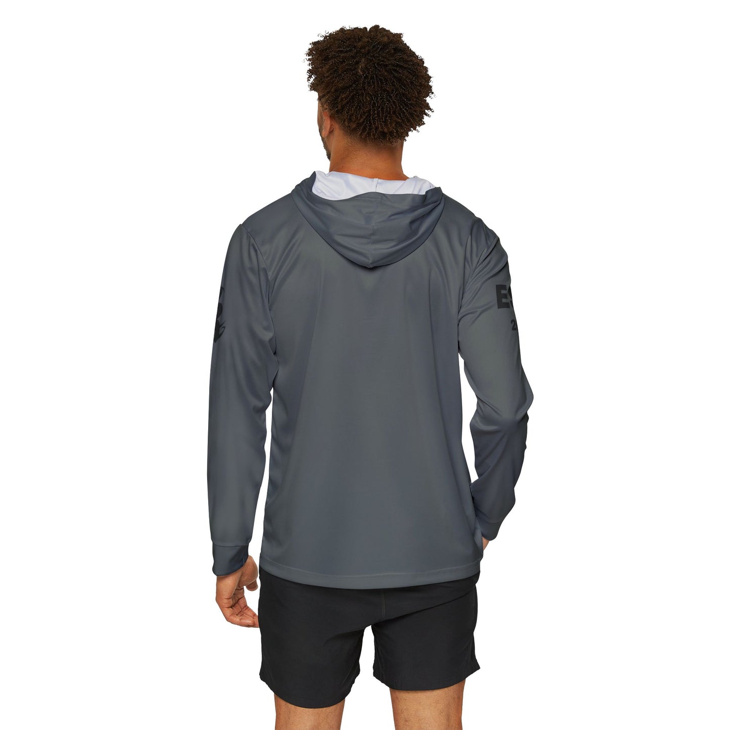PR Branded Men's Sports Warmup Hoodie - Dark Grey