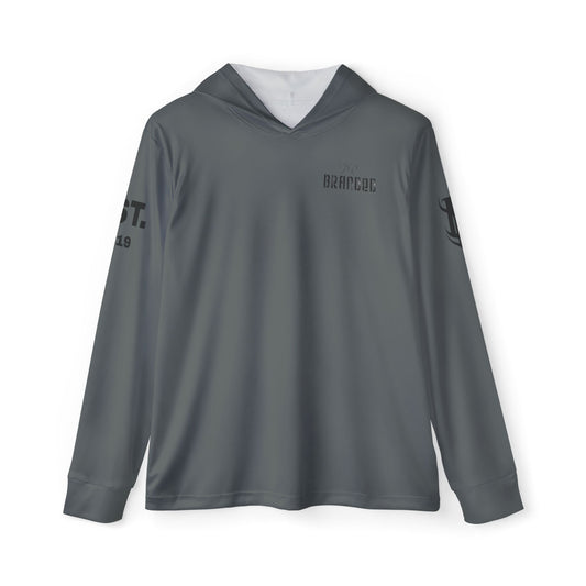 PR Branded Men's Sports Warmup Hoodie - Dark Grey