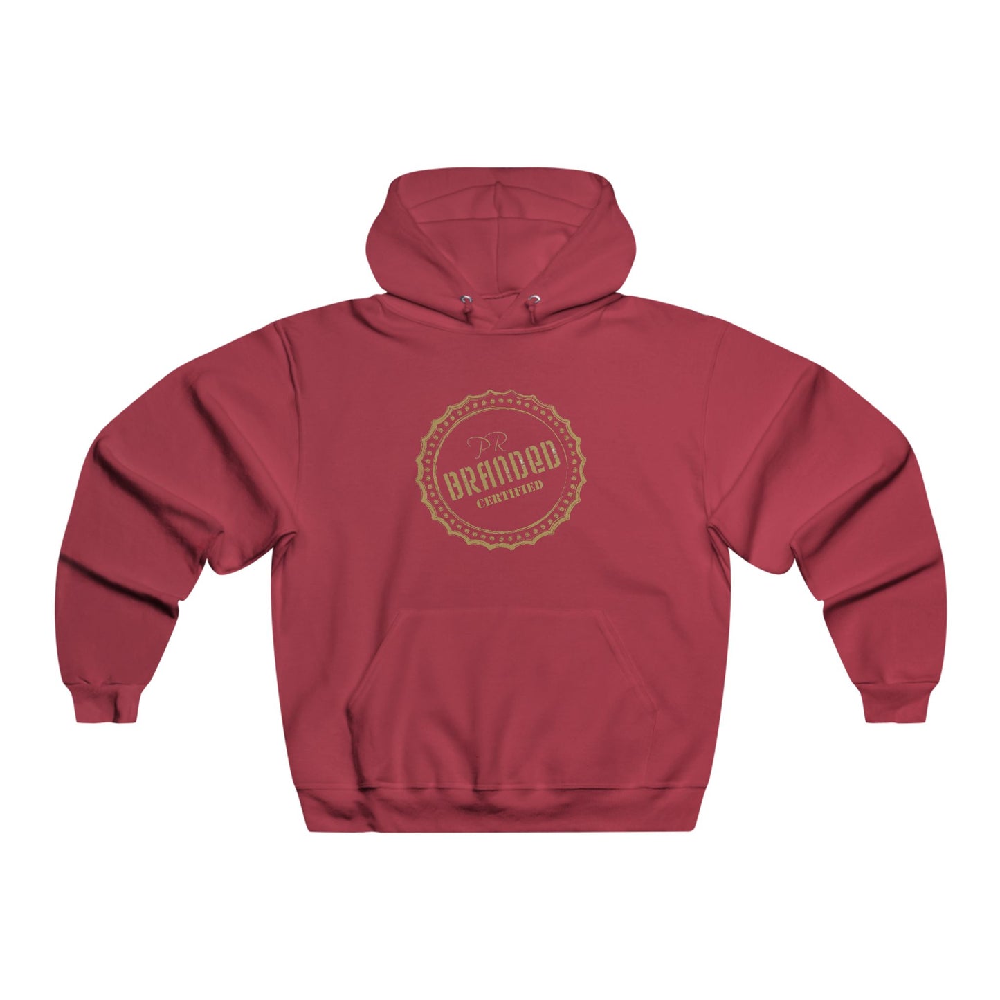 PR Branded Certified Men's Hooded Sweatshirt