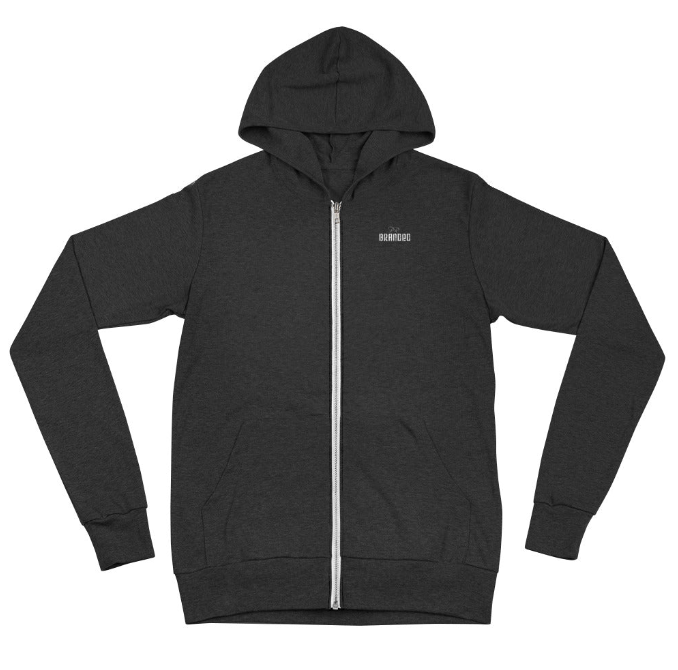 PR Branded Zip Hoodie
